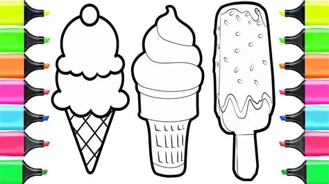 Ice Cream Scoop Drawing at PaintingValley.com | Explore collection of ...