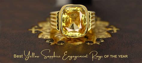 8 Best Yellow Sapphire Engagement Rings of the Year