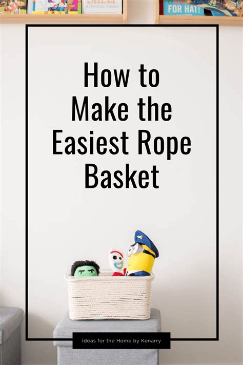 DIY Rope Basket - Ideas for the Home