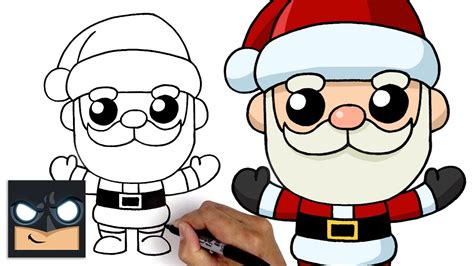 Cute Santa Drawing