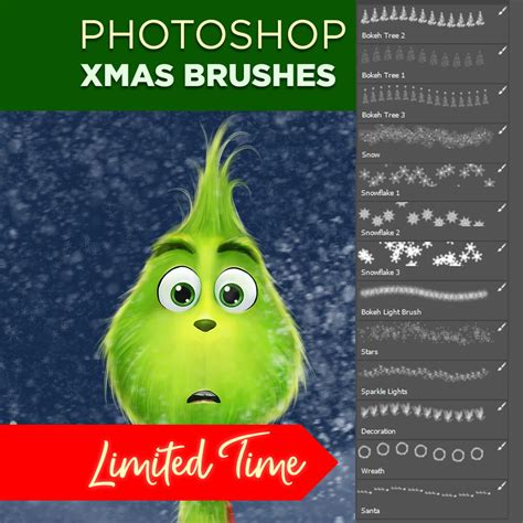 Limited Edition - PHOTOSHOP Christmas Brushes