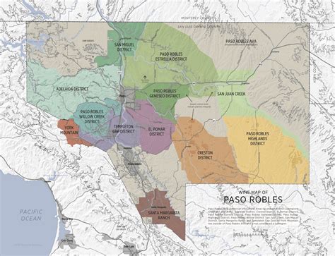 Paso Robles Wine Map - Paso Robles Wine Country Alliance