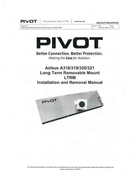 Pivot Mount Installation | PDF