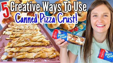 5 AMAZING Ways to Use Canned PIZZA DOUGH | Tasty Pillsbury Pizza Crust ...