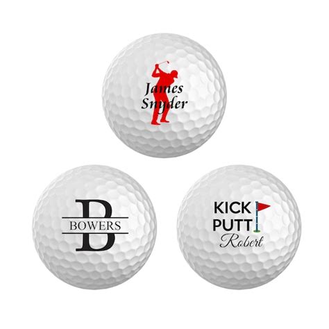 Personalized Golf Balls Custom Golf Balls Golf Gift Gift - Etsy