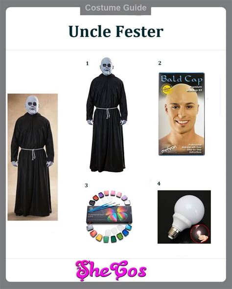 Complete Guide To Uncle Fester Costume | SheCos Blog