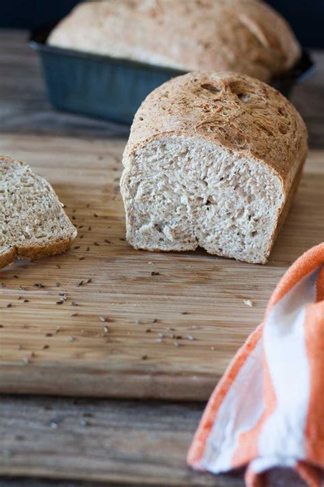 Light Caraway Rye Bread For the Bread Machine - Binky's Culinary Carnival