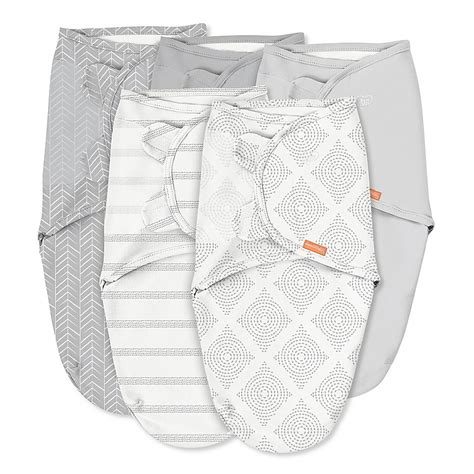 SwaddleMe® 5-Pack Original Swaddles in Grey | buybuy BABY in 2021 ...