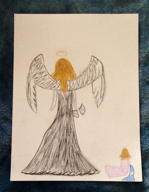 An angel about to get her wings | Collection of poems, Painting photos ...