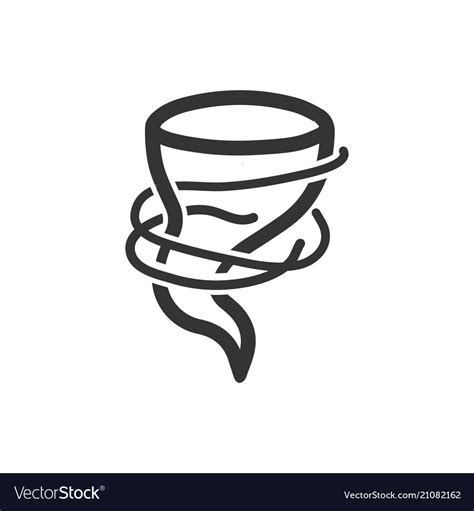 Tornado icon Royalty Free Vector Image - VectorStock