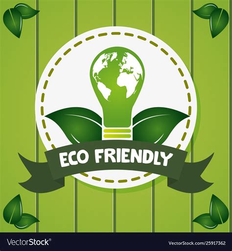 Eco friendly environment design image Royalty Free Vector