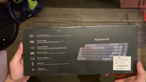 Keychron K7 Unboxing & Review - YouTube