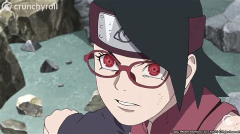 Am I dumb or did Sarada activate her 2nd tomoe (right eye), Boruto ...