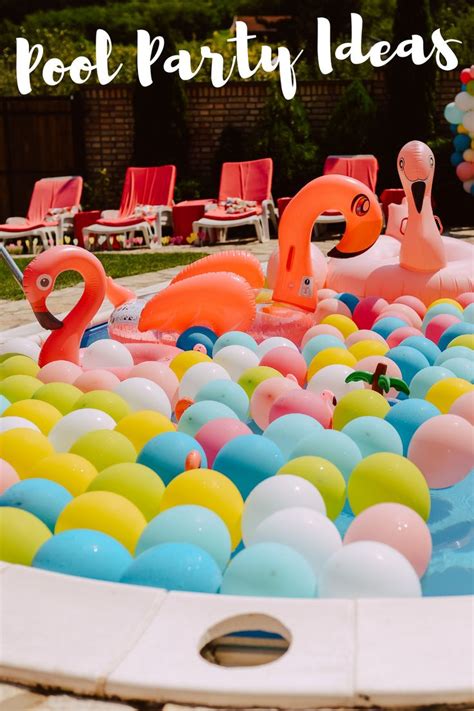 28 Pool Party Ideas For Endless Summer Fun | Pool party adults ...