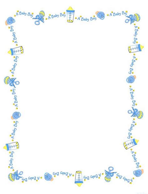 baby boy shower clipart borders 10 free Cliparts | Download images on ...