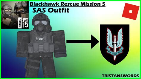 Roblox : Blackhawk Rescue Mission 5 SAS Outfit - YouTube