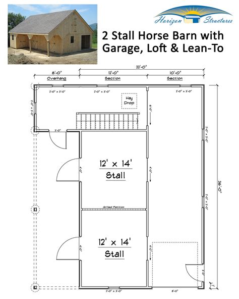 Horse Barn Barndominium Floor Plans - Image to u