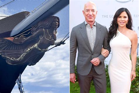 Jeff Bezos' $500 Million Yacht Has a Sculpture of Lauren Sanchez