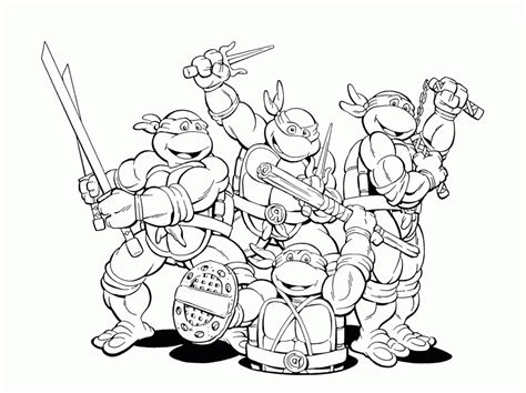 Teenage Mutant Ninja Turtles: Coloring Pages & Books - 100% FREE and ...