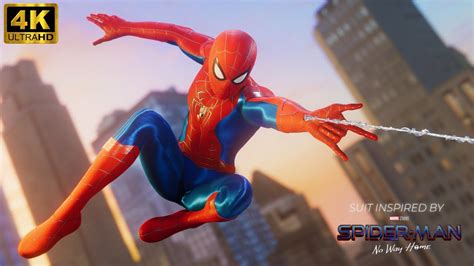 Marvel's Spider Man Remastered - No Way Home Ending Suit Mod 4K 60FPS ...