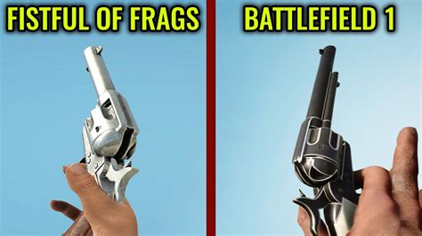 Fistful of Frags vs Battlefield 1 - Weapons Comparison - YouTube