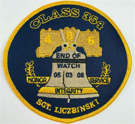 Philadelphia Police Academy Class 354 Pennsylvania Patch | Police ...