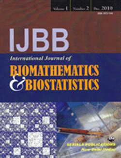 Buy International Journal of Biomathematics and Biostatistics ...