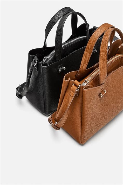 Image 5 of ZIPPERED CITY BAG from Zara | City bag, Bags, Zara fashion