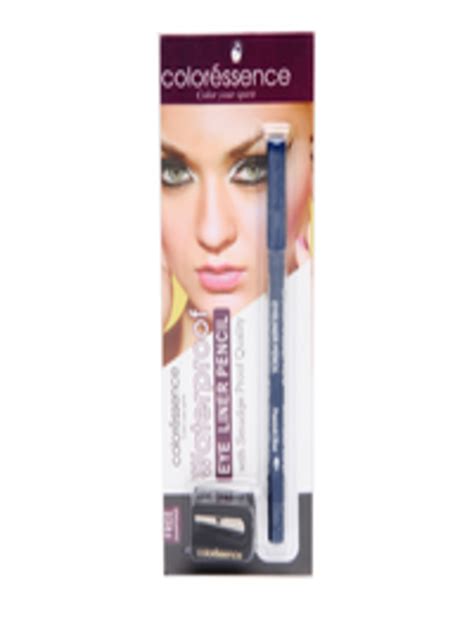 Buy Coloressence Dark Blue Waterproof Eye Liner Pencil - Kajal And ...