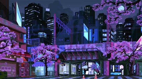 Anime City Live Wallpaper Pc : Conocemos El Trabajo De Pixel Jeff ...