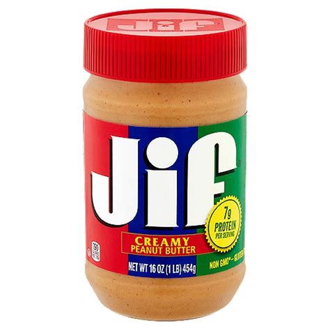 Jif Creamy Peanut Butter, 16 oz