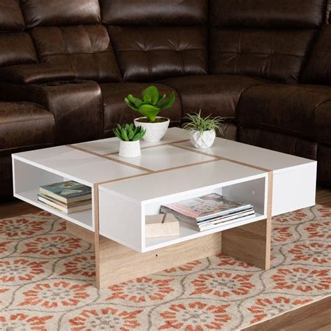 Baxton Studio Rasa Modern and Contemporary Finished Wood Coffee Table ...