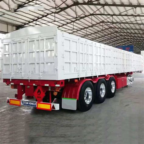 Tri Axle Side Dump Trailer Capacity 30-40 tonnes | TITAN Vehicle