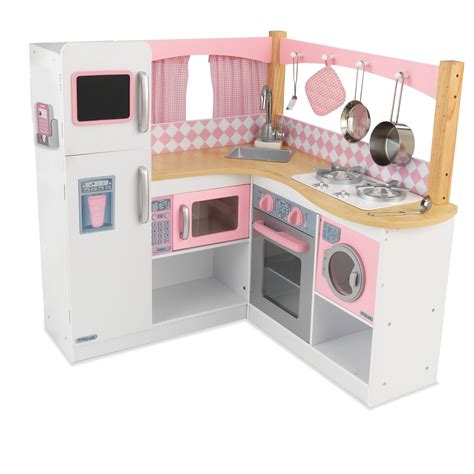 KidKraft Grand Gourmet Corner Kitchen 4pc | Детская кухня, Игрушечная ...