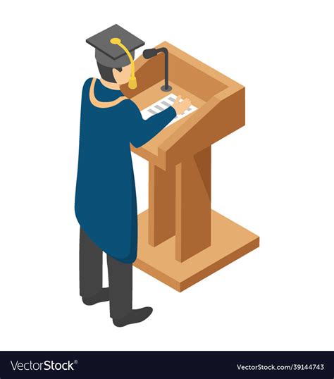 Orator Royalty Free Vector Image - VectorStock