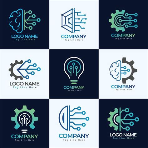 Technology Logo Vector Art, Icons, and Graphics for Free Download