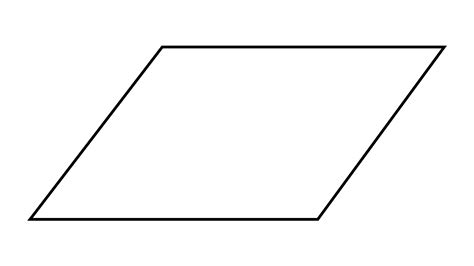 Give three examples of shapes with no lines of symmetry.