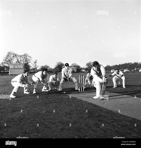 Brian Close Yorkshire cricket 1967 Stock Photo - Alamy