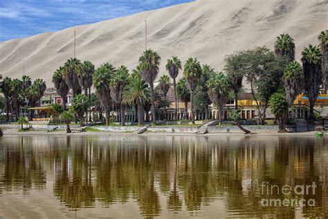 Huacachina oasis in Atacama desert in Peru Photograph by Patricia ...