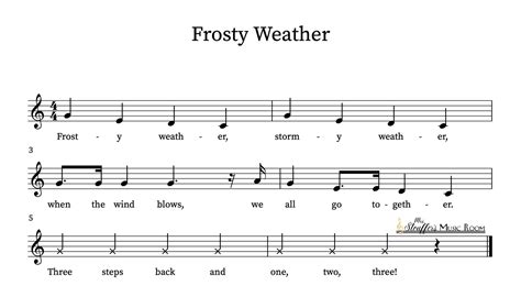 Two Frosty Songs for Winter - Mrs. Stouffer's Music Room