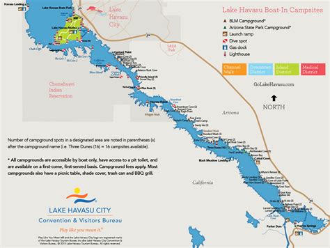 Lake Havasu Lake Map | Dakota Map