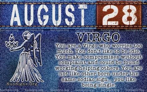 August 28 Zodiac Horoscope Birthday Personality | Sun Signs