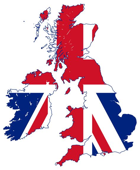 Uk Flag Map