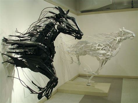 Emergence: amazing two piece installation made from reclaimed plastic ...