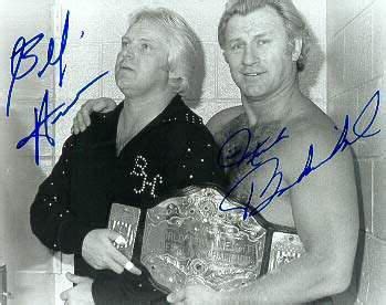 Bobby Heenan and Nick Bockwinkel. | 金髪