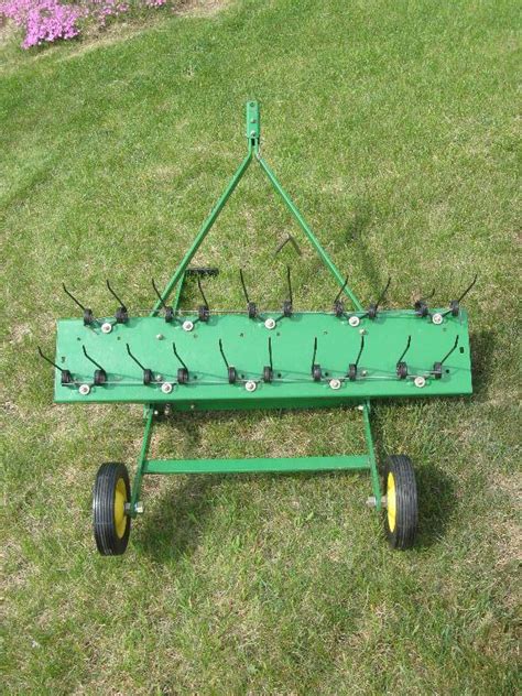 John Deere Riding Lawn Mower Dethatcher | May Estate Auction | K-BID