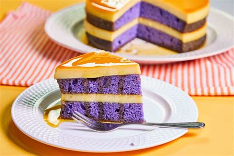 Ube Custard Cake / Ube Leche Flan Cake Recipe