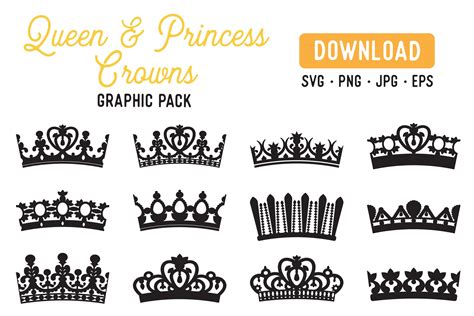 Scrapbooking Craft Supplies & Tools PNG Royal King Queen Princess Crown ...