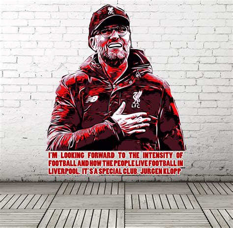 Jurgen Klopp Liverpool FC Quote Wall Sticker Football Games | Etsy