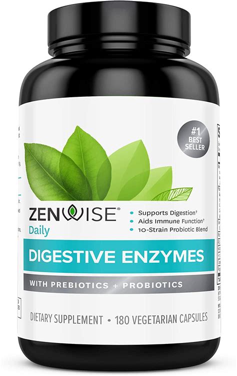 Zenwise Health Digestive Enzymes Plus Prebiotics & Probiotics ...